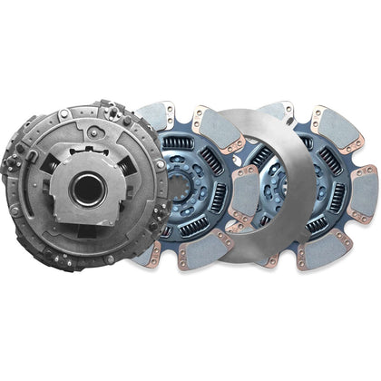 AT Clutches Semi Truck 15.5in Cast Iron Two Plate Clutch Kit
