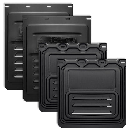 TruckFairings Mud Flaps Set (24 X 24 No Cut N 24 X 30 Regular)
