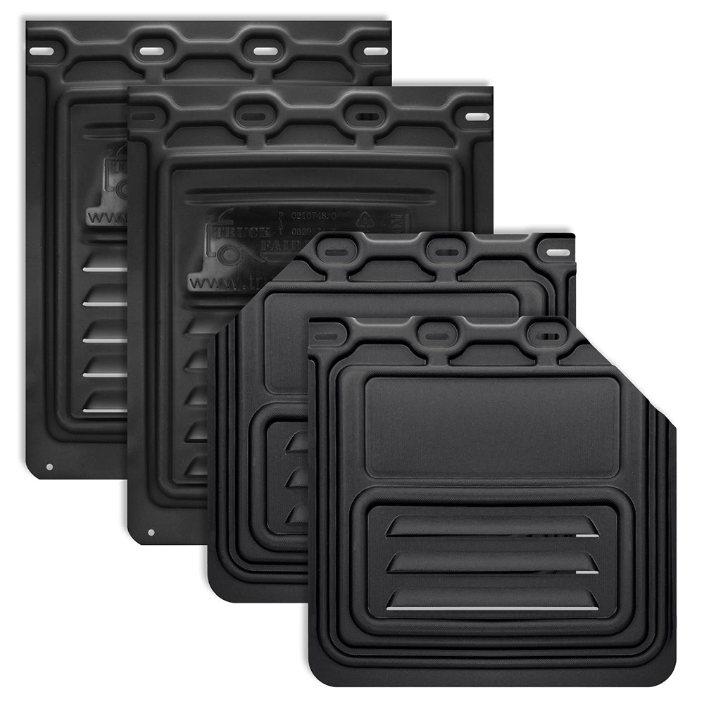 TruckFairings Mud Flaps Set (24 X 24 Cut N 24 X 30 HD)
