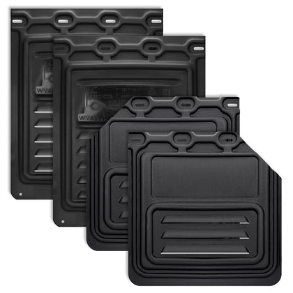 TruckFairings Mud Flaps Set (24 X 24 Cut N 24 X 30 HD)