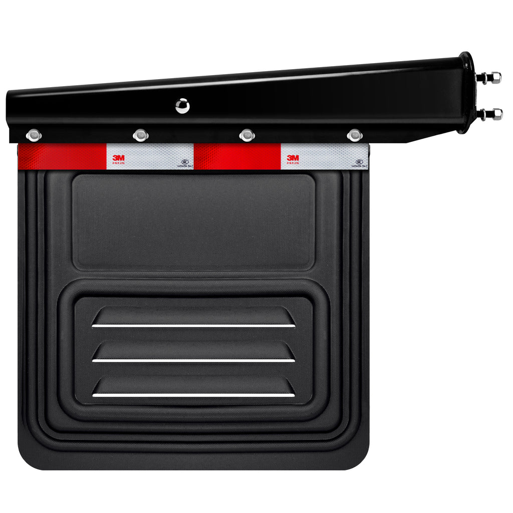 Truck Fairings Black Steel Mud Flap Combo Kit