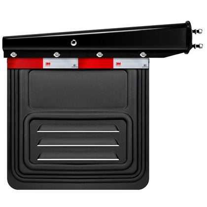 Truck Fairings Black Steel Mud Flap Combo Kit