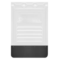 TruckFairings Mud Flaps Set (24 X 24 Cut N 24 X 36 Black)