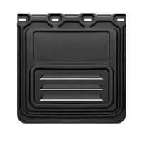 TruckFairings Mud Flaps Set (24 X 24 No Cut N 24 X 36 Black)