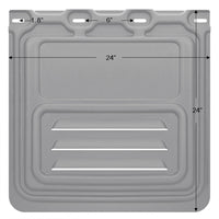 TruckFairings Mud Flaps 24 X 24 No Cut