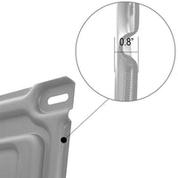 TruckFairings Mud Flaps Set (24 X 24 No Cut N 24 X 30 Regular)