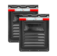 Angled or Straight Alloy 3M Reflective strip 24"x3" For Truck Trailer Mudflap Hanger - 4pcs 1pair