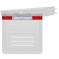 3M Reflective Tape Aluminum Straight Strip 24"x3" For Truck Trailer Mudflap Hanger - 1 Pair