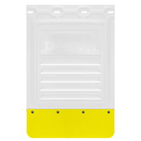 TruckFairings Mud Flaps Set (24 X 24 Cut N 24 X 36 Yellow)