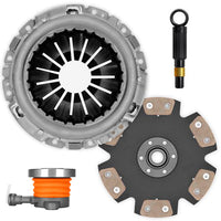 AT Clutches Infiniti G35 V6 3.5L Stage 4 Clutch Kit w/Heavy Duty Slave Cylinder K-06-082 S4 HD